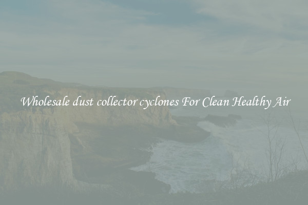Wholesale dust collector cyclones For Clean Healthy Air