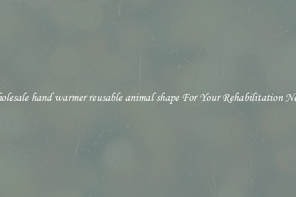 Wholesale hand warmer reusable animal shape For Your Rehabilitation Needs