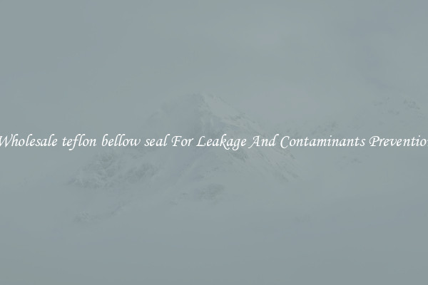 Wholesale teflon bellow seal For Leakage And Contaminants Prevention