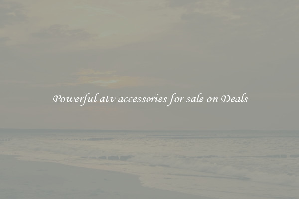 Powerful atv accessories for sale on Deals